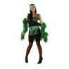 Disfraz de Charleston Verde.Talla M-L