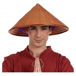 Sombrero Vietnamita,Chino de Paja.colores surtidos