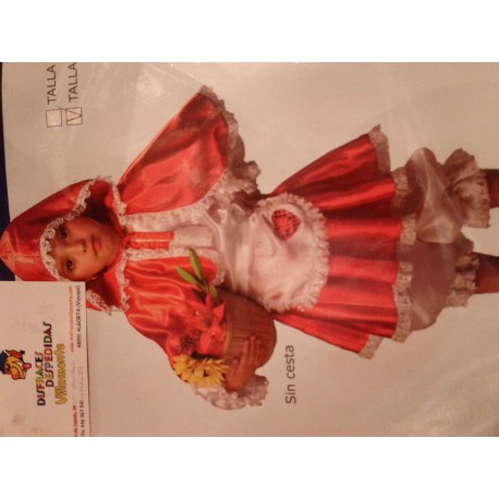 Disfraz de Caperucita.Talla 10años