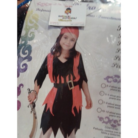 Disfraz de Pirata,Talla 5-6