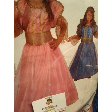Disfraz de Reina o Princesa. Talla 7-9