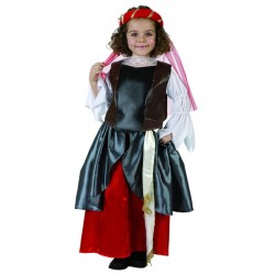 Disfraz de Princesa Azul.Talla 3-4