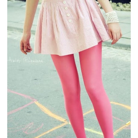 Medias-Panty Rosa. Talla 8