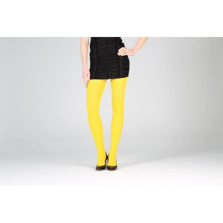 Medias-Panty Amarillo. Talla 8