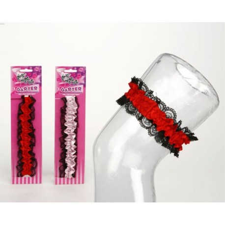 Liga Roja con puntilla negra.