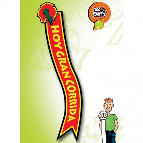 Banda-Escarapela "Hoy gran corrida"