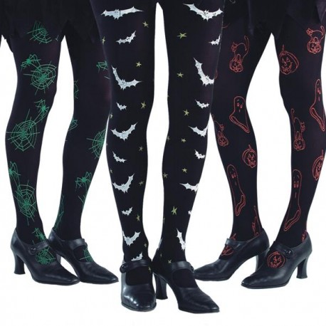 Medias-Panty,Murcielagos. Talla unica
