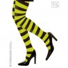 Medias-Panty, Neon Rayas Verdey negras.Talla unica