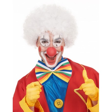 Peluca Rizos.Blanca.