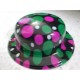 Sombrero Bombin ,pvc,colorines.Payaso