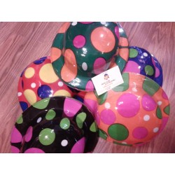 Sombrero Bombin ,pvc,colorines.Payaso