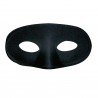 Antifaz Colombina  Negro ,seda