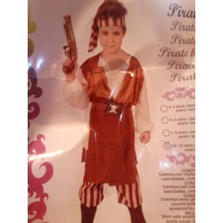 Disfraz de Pirata,Marrón.