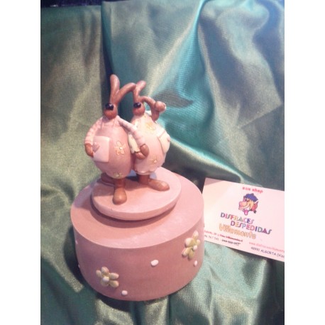 Caja Musical Conejos.