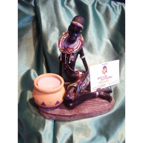 Africana con vela,decoracion
