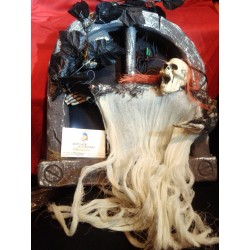 Ventana con Esqueleto.Luz.Halloween