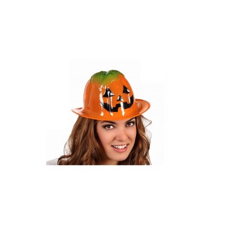 Sombrero Bombin Calabaza.Halloween