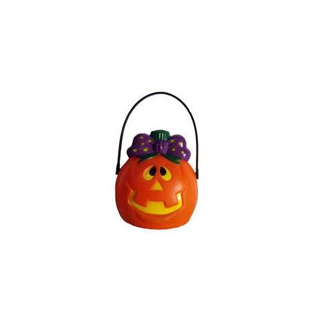 Calabaza Sonriente c/luz.Decoracion Halloween.