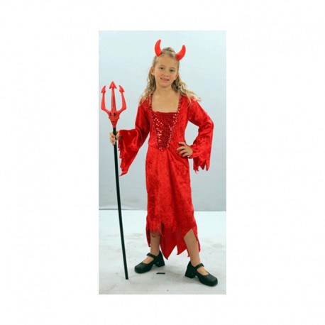 Disfraz de Demonia o Vampiresa ,talla 4-6 años.