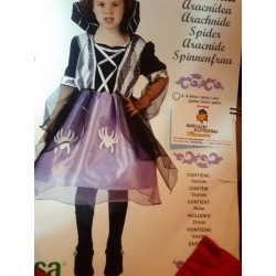 Disfraz Aracnida o Araña.Talla 3-4