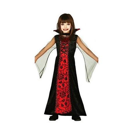 Disfraz de Vampiresa Gotica,Talla 3-4 años