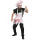 Disfraz de Chef o Cocinero Sangriento.Talla Unica.
