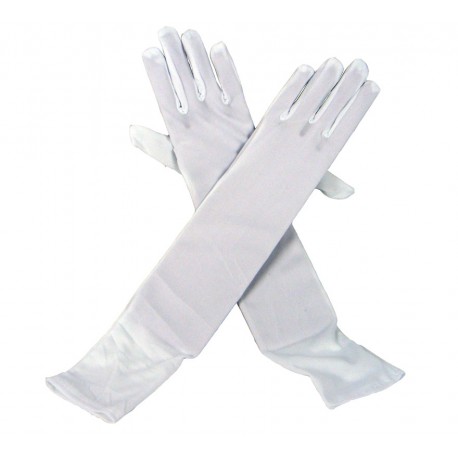 Guantes  Blanco 45 cm Largo,