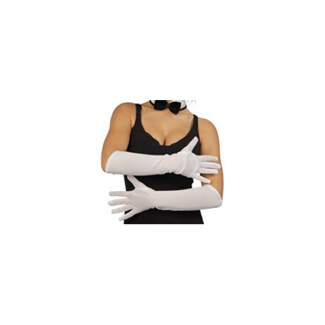 Guantes  Blanco,hasta el codo,espuma 45 cm