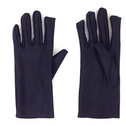 Guantes  Corto Negro liso.