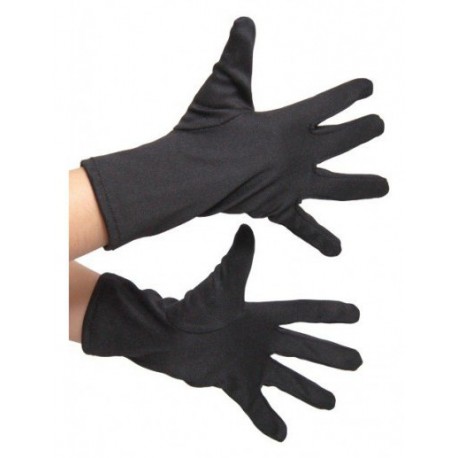 Guantes Cortos Negro Infantil,espuma