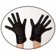 Guantes  Corto Negro liso, de espuma