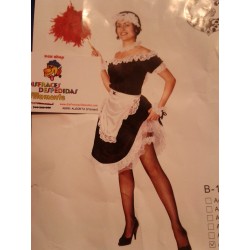 Disfraz Criada,Camarera,Sirvienta. Talla Única.