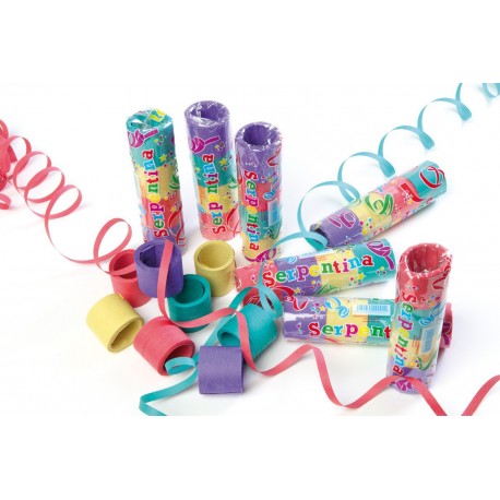 Serpentinas de papel.