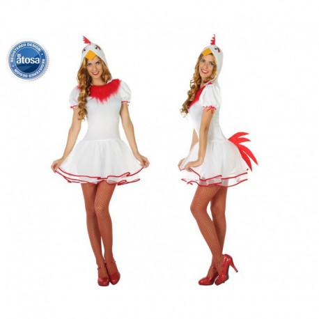 Disfraz  de Galina .Talla XS-S