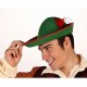 Sombrero de Tiroles ,Cazador o  Robin Hood.Fieltro Verde