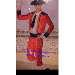 Disfraz Torero Rojo,Talla M-L