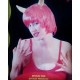 Peluca Demonia ,Roja con cuernos,corta