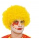 Peluca Amarilla.Payaso de rizos