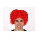 Peluca de Rizos. Roja.Payaso