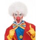 Peluca Rizos Adulto.Blanca.Payaso