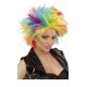 Peluca de Punky. Multicolor