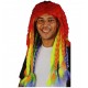 Peluca Rasta Jamaicano  Multicolor Con Trenzas.