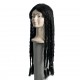 Peluca Rastas Negra Con Trenzas.