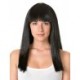 Peluca Cleopatra Negra,con flequillo