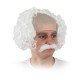 Peluca y bigote científico
