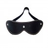 Antifaz-Máscara de piel NEGRA. Sado-Fetish