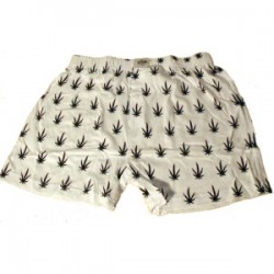 Bóxer algodón ,Dibujo hoja Maria. Talla L..Lencería chico