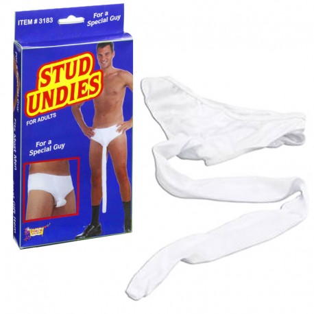 Stud Undies,,Slip con trompa extra larga.Despedidas