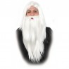 Peluca y barba ,Blanca de Mago-Druida