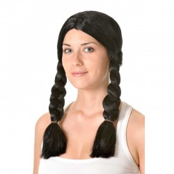 Peluca trenzas,Negra-Morena